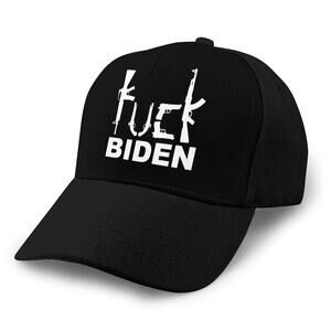 F@ck Biden unisex-adult Baseball One Size All Black‎